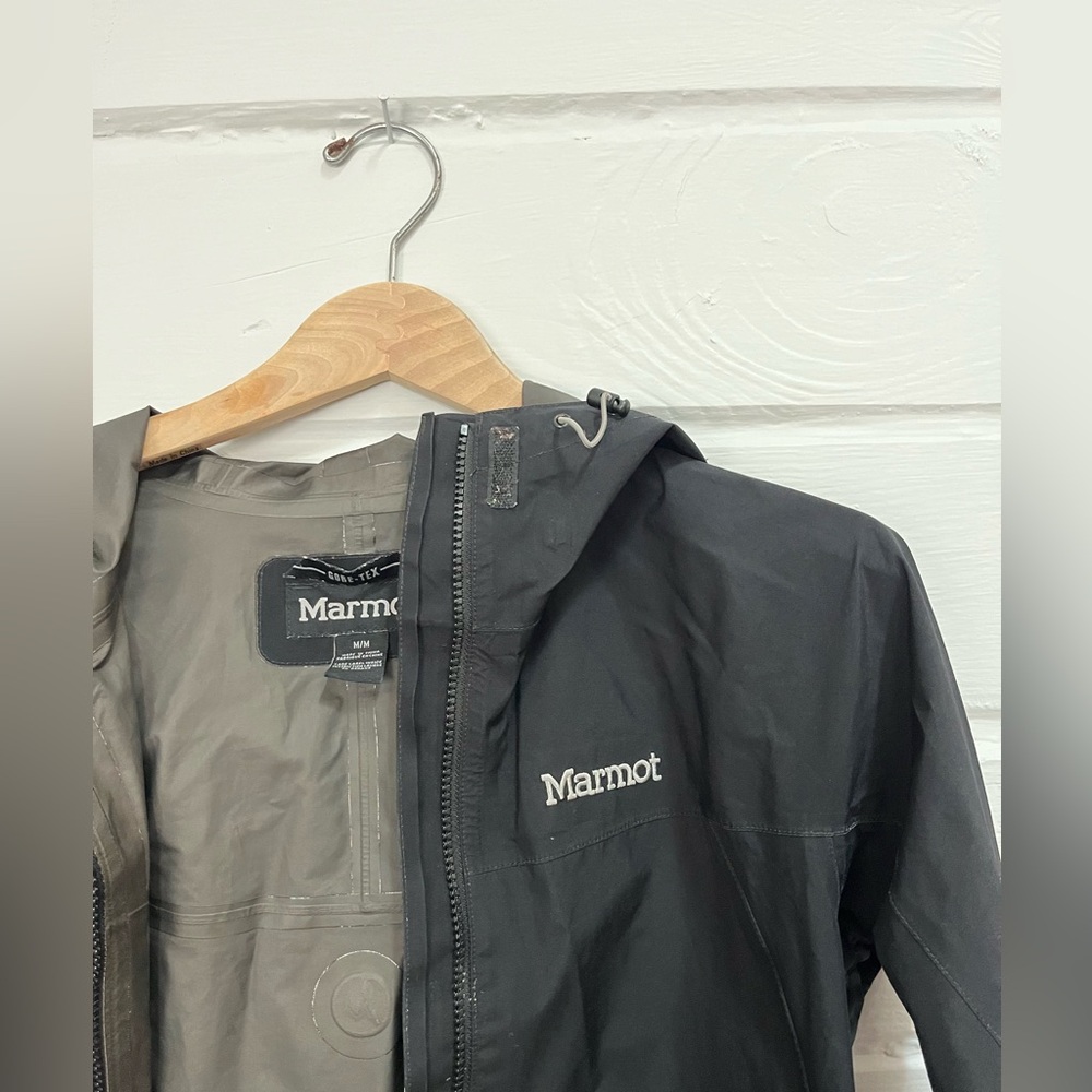 Marmot Gortex Black Rain Jacket Medium